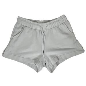 Universal Thread White Mid Rise Sweat Shorts Size S
